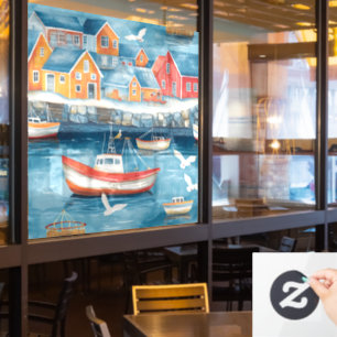 Maritime Hamlet Window Cling
