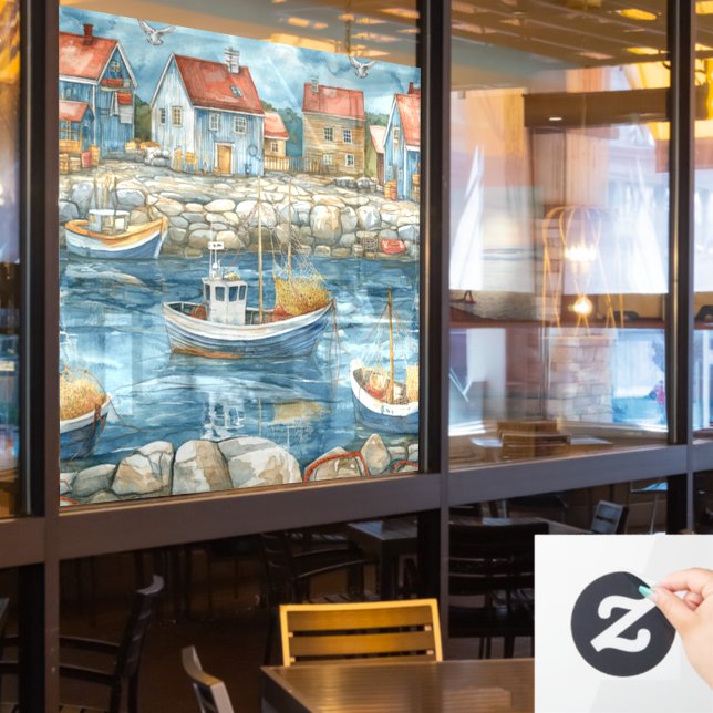 Maritime Hamlet Window Cling (Restaurant Window)