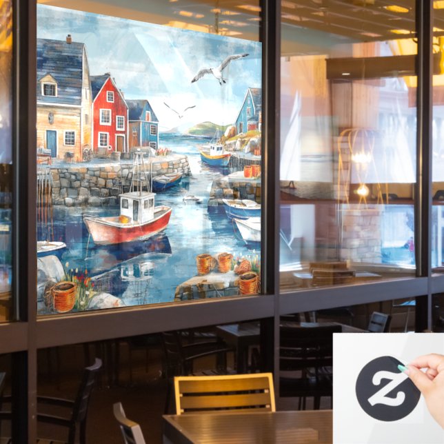 Maritime Hamlet Window Cling (Restaurant Window)