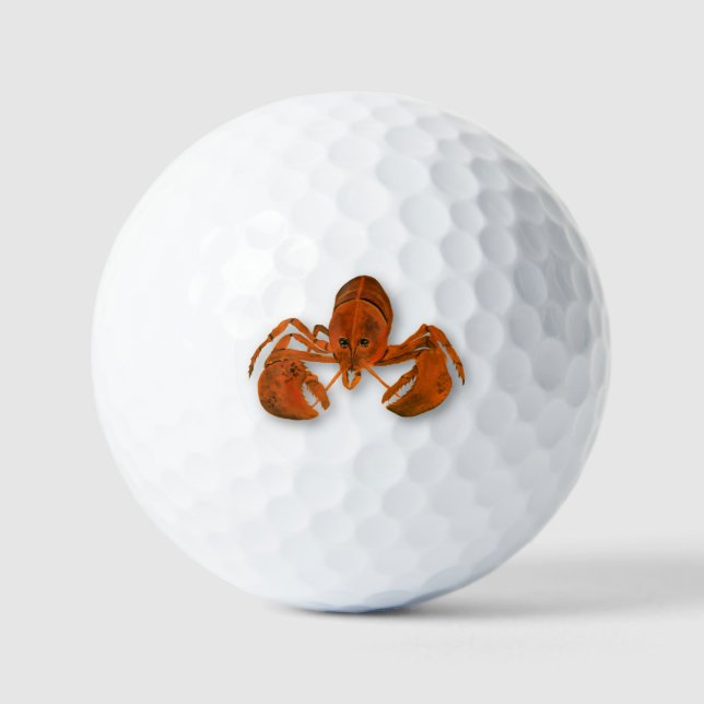 Maritime Lobster Golf Balls (Front)