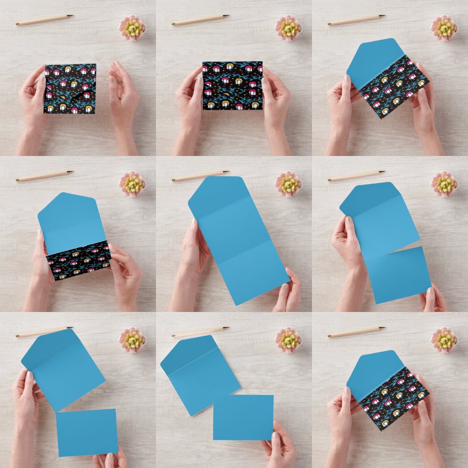 Maritime Marvels: Red and Yellow Sea Adventure  All In One Invitation