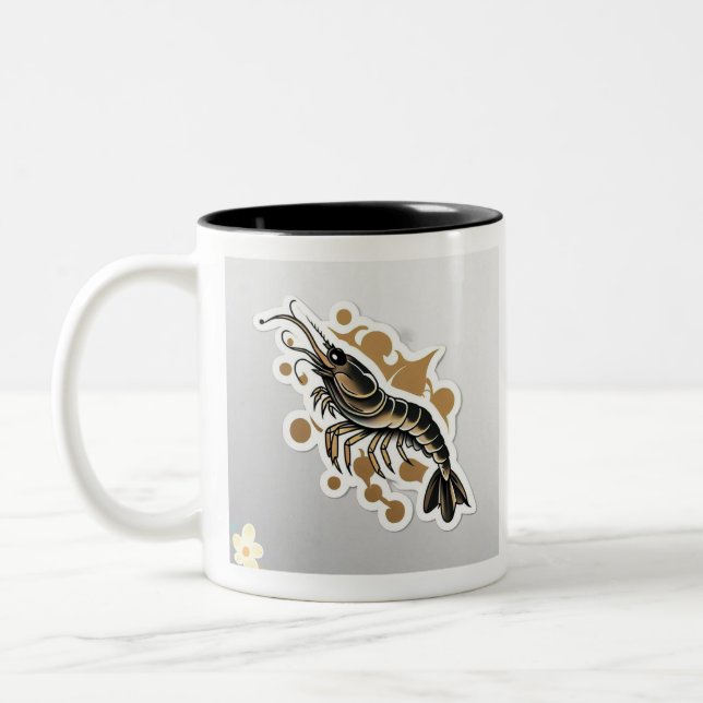 "Maritime Masterpiece" Two-Tone Coffee Mug (Left)
