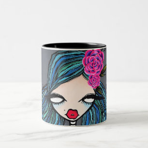 "Maritime" Mug, Black Two-Tone Coffee Mug