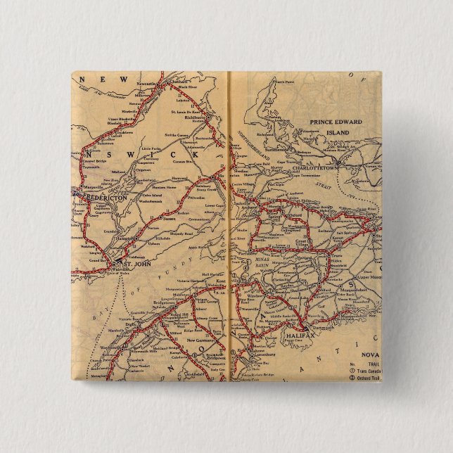 Maritime Provinces 2 15 Cm Square Badge (Front)