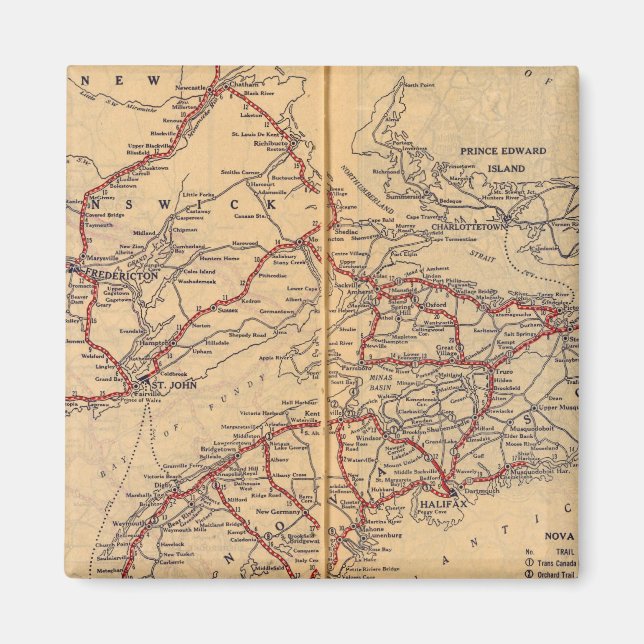 Maritime Provinces 2 Magnet (Front)