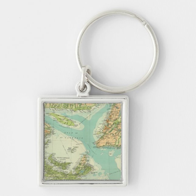 Maritime Provinces & Newfoundland Key Ring (Front)