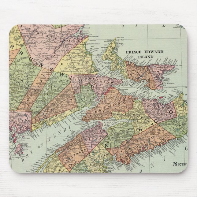 Maritime Provinces of Canada Mouse Pad (Front)