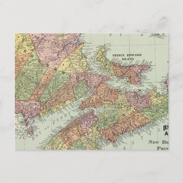 Maritime Provinces of Canada Postcard (Front)