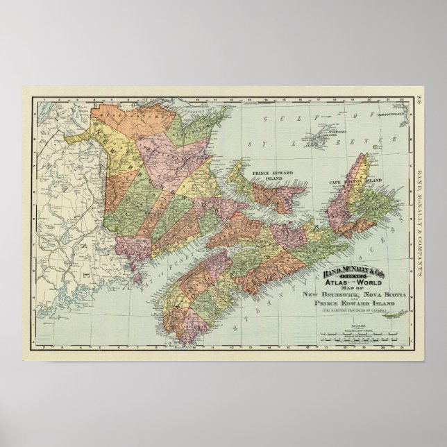 Maritime Provinces of Canada Poster (Front)