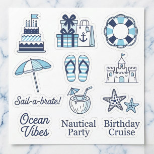 Maritime "Sail-a-brate" Sticker Pack