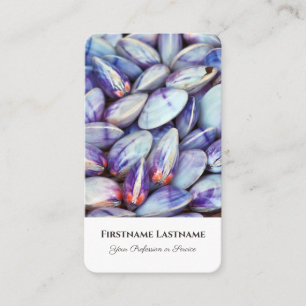 Maritime seashells scallops travel agent experts business card