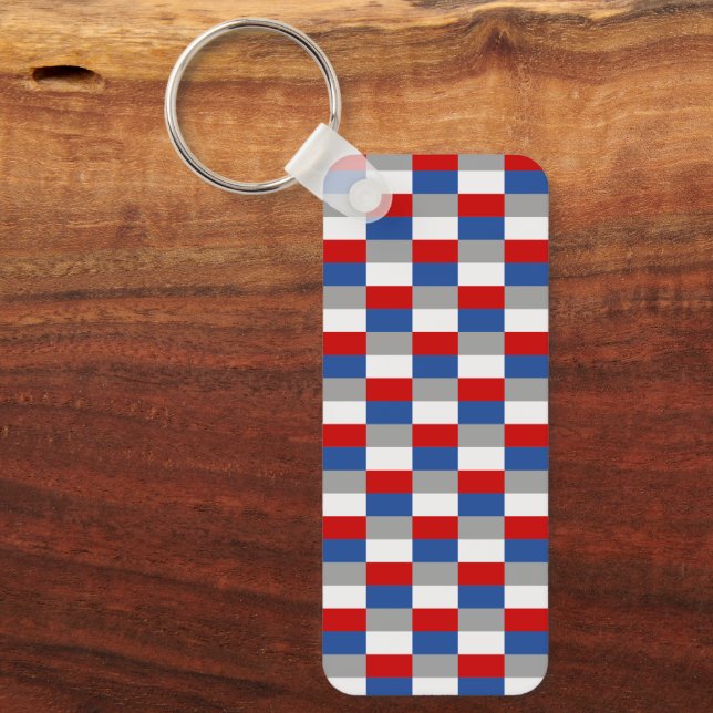 Maritime Sunrise Color Combination Key Ring (Front)