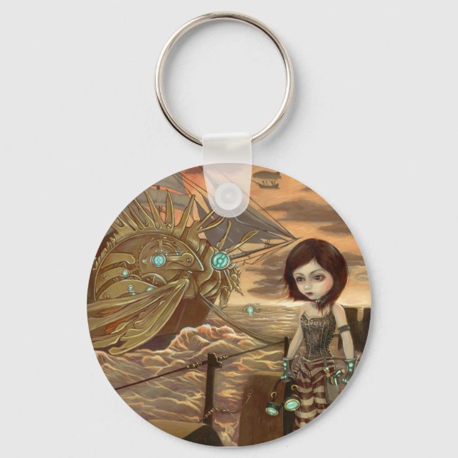 "Maritime Sunset" Keychain (Front)