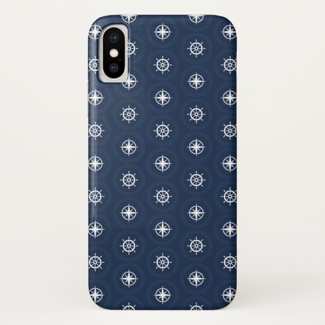 Maritime Tool Pattern Case-Mate iPhone Case (Back)