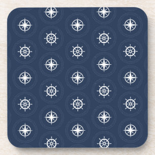 Maritime Tool Pattern Coaster