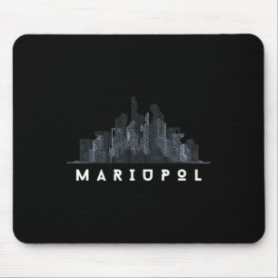 Mariupol Ukraine Flag Ukrainian City Cyrillic Mouse Pad
