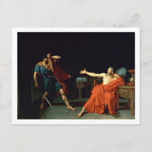 Marius at Minturnae, 1786 (oil on canvas) Postcard