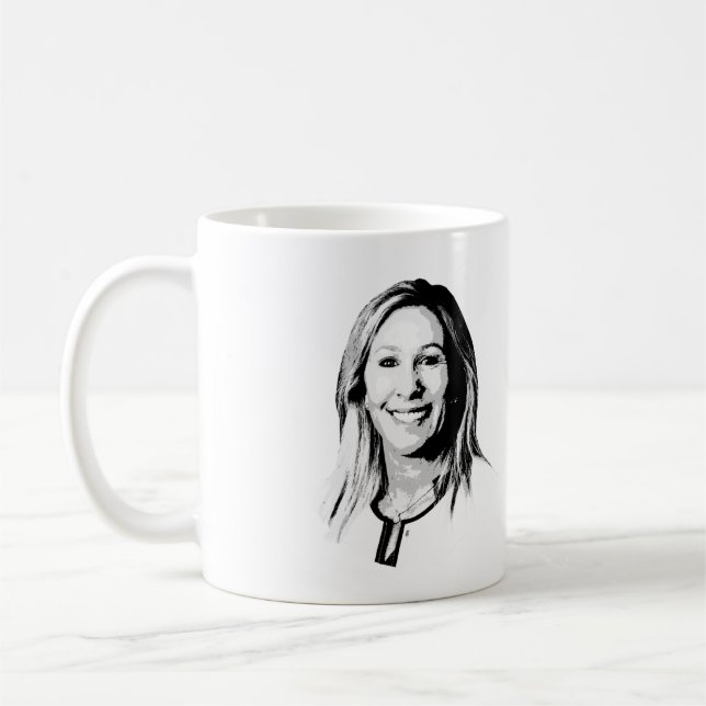 Marjorie Taylor Greene Coffee Mug (Left)