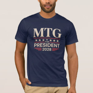 Marjorie Taylor Greene For President 2028 T-Shirt