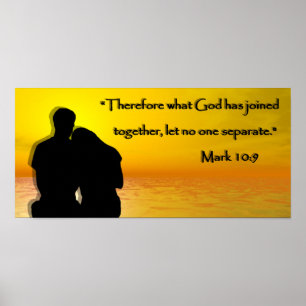 Mark 10 : 9 AP Poster
