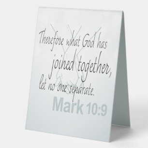 Mark 10:9 Marriage Bible Verse
