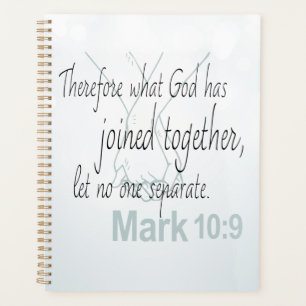 Mark 10:9 Marriage Bible Verse Planner