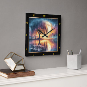 Mark 11:24 Prayer Clock Custom Believe Personalise