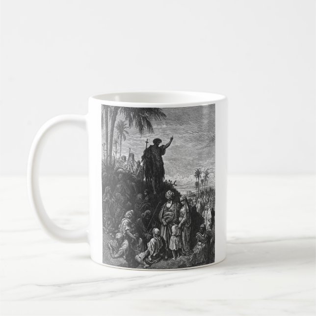  Mark 1A John the Baptist Preaches in the Wilderne Coffee Mug (Left)