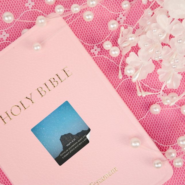 Mark 6:31 KJV Sticker Desert Faith Collection (Creator Uploaded)