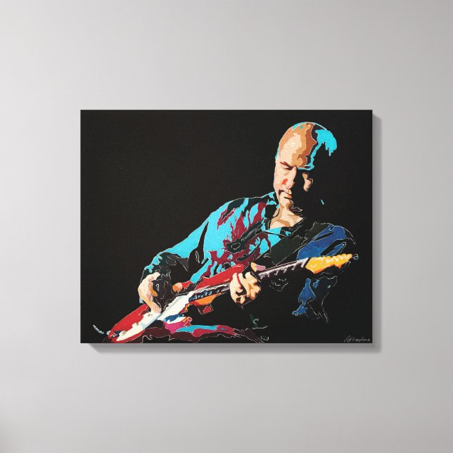 Mark Knopfler Canvas Print (Front)
