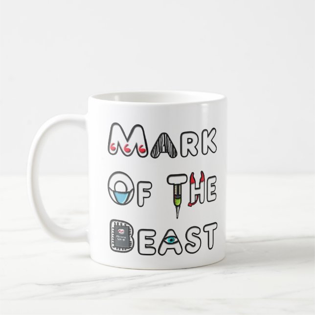 Mark Of The Beast Coffee Mug (Left)