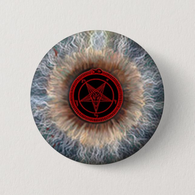 MARK of the DEVIL EYEBALL 6 Cm Round Badge (Front)