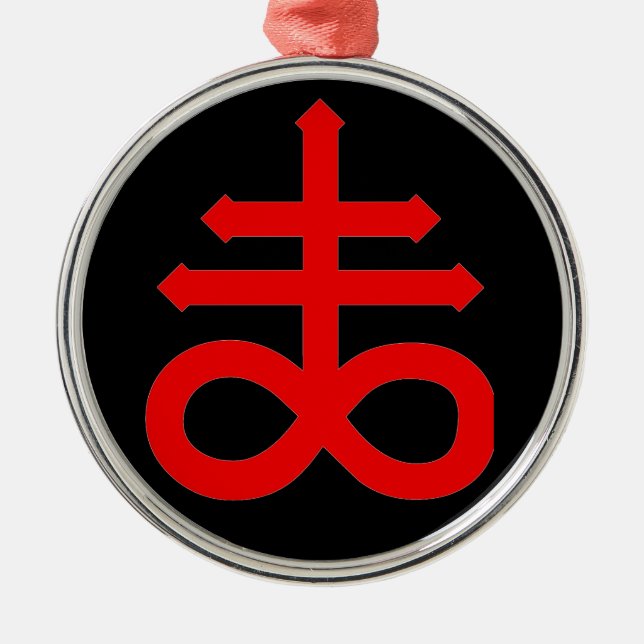 MARK of the DEVIL Metal Tree Decoration (Front)