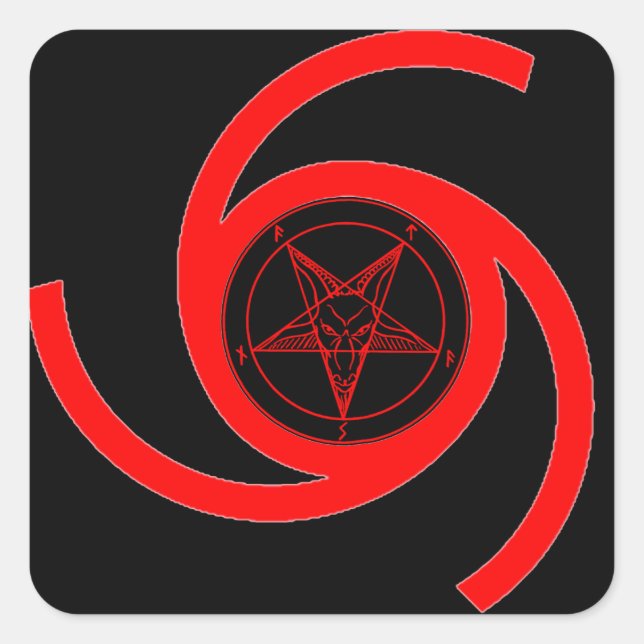 MARK of the DEVIL Square Sticker (Front)