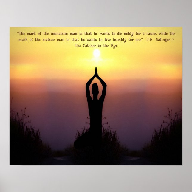 "Mark of the Mature Man" Catcher in the Rye- Print (Front)