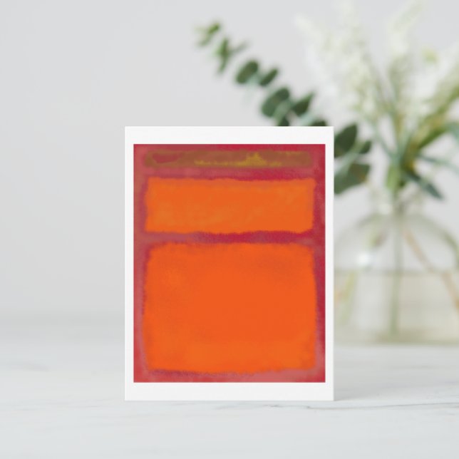Mark Rothko art in digital style 11 Postcard (Standing Front)