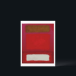 Mark Rothko art in digital style 16 Postcard<br><div class="desc">Representing Mark Rothko style in digital colours</div>