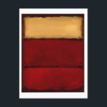 Mark Rothko art in digital style 2 Postcard<br><div class="desc">Representing Mark Rothko style in digital colours</div>