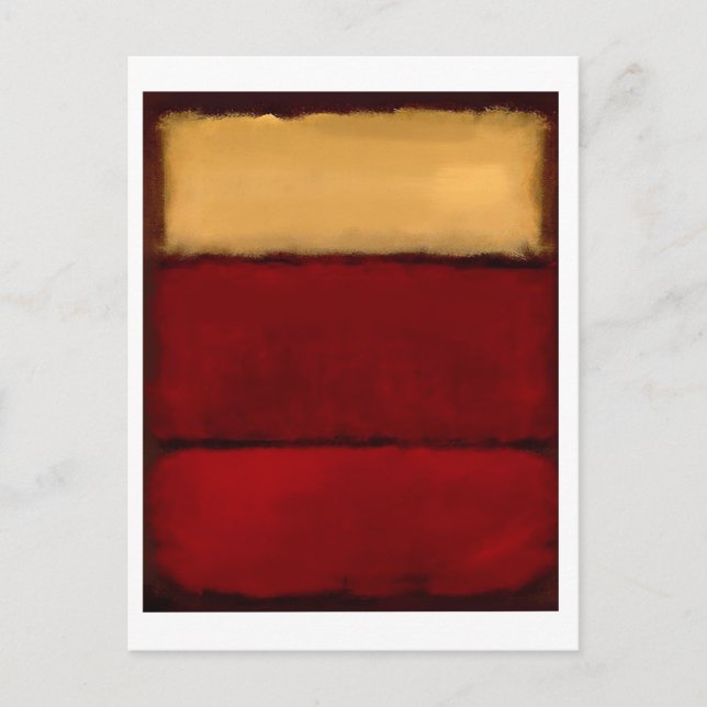 Mark Rothko art in digital style 2 Postcard (Front)