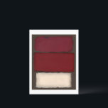 Mark Rothko art in digital style 6 Postcard<br><div class="desc">Representing Mark Rothko style in digital colours</div>