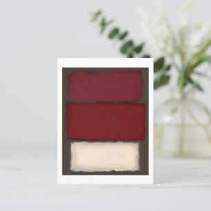 Mark Rothko art in digital style 6 Postcard