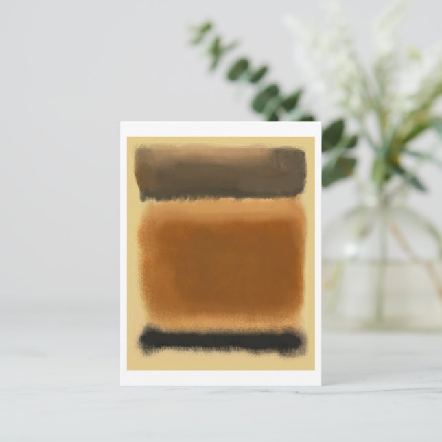 Mark Rothko art in digital style 8 Postcard (Standing Front)