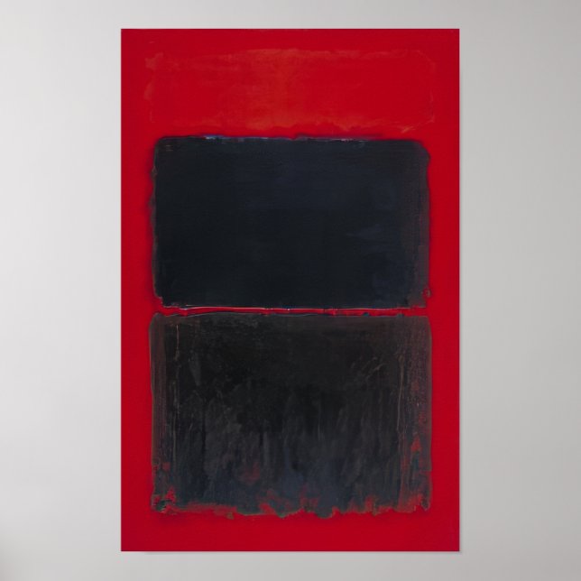 Mark Rothko - Light Red Over Black - 1957 Poster (Front)