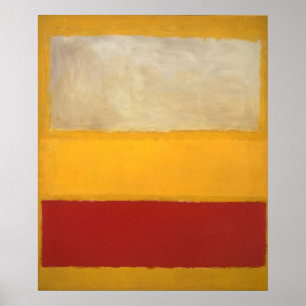 Mark Rothko - No. 13 (White, Red on Yellow) Poster