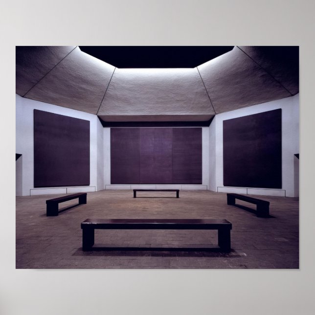 Mark Rothko - Rothko Chapel - 1964 - 1967; United  Poster (Front)