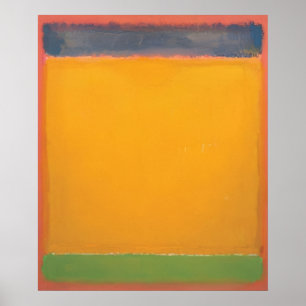 Mark Rothko - United (Blue, Yellow, Green on Red) Poster