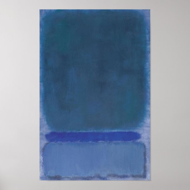 Mark Rothko - Untitled (Green on Blue) - 1968 Poster (Front)