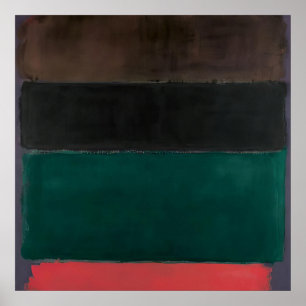 Mark Rothko - Untitled (Red-Brown, Black, Green, R Poster