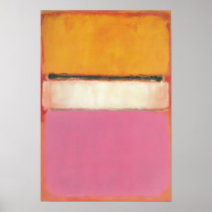 Mark Rothko - White Centre (Yellow, Pink and Laven Poster