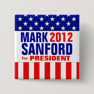 Mark Sanford 15 Cm Square Badge